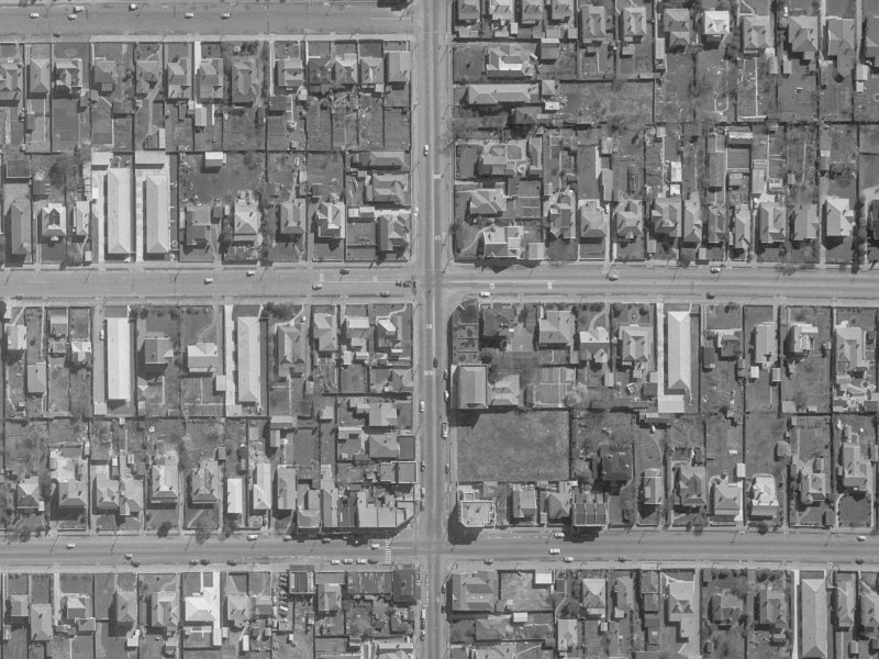 108D Stanmore Road from the air, 1960-1964