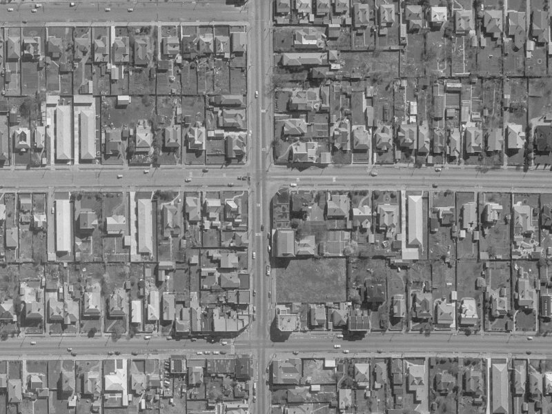 108B Stanmore Road from the air, 1960-1964