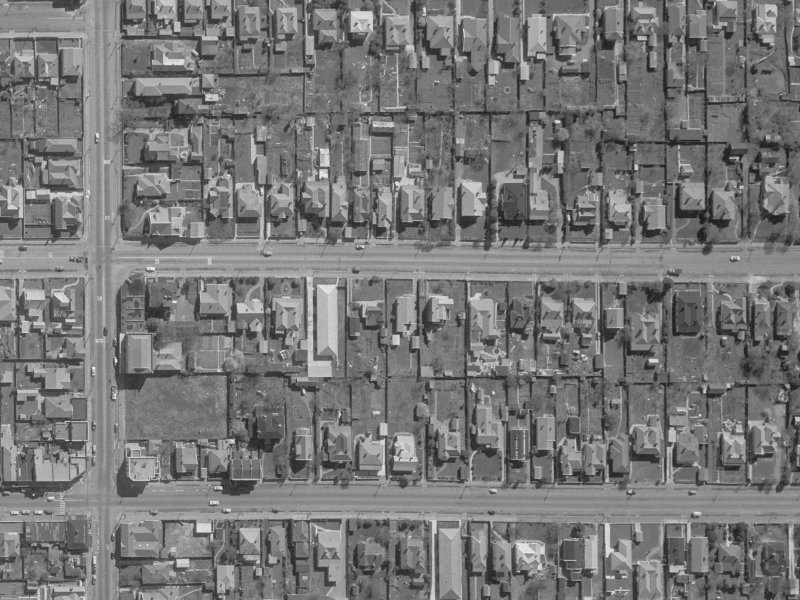 464 Gloucester Street from the air, 1960-1964