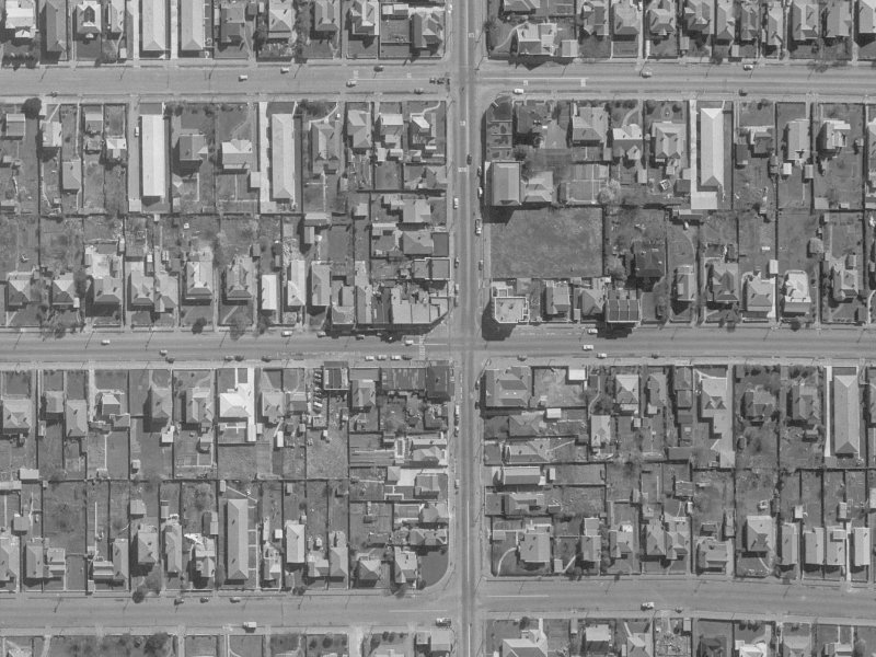 101 Stanmore Road from the air, 1960-1964