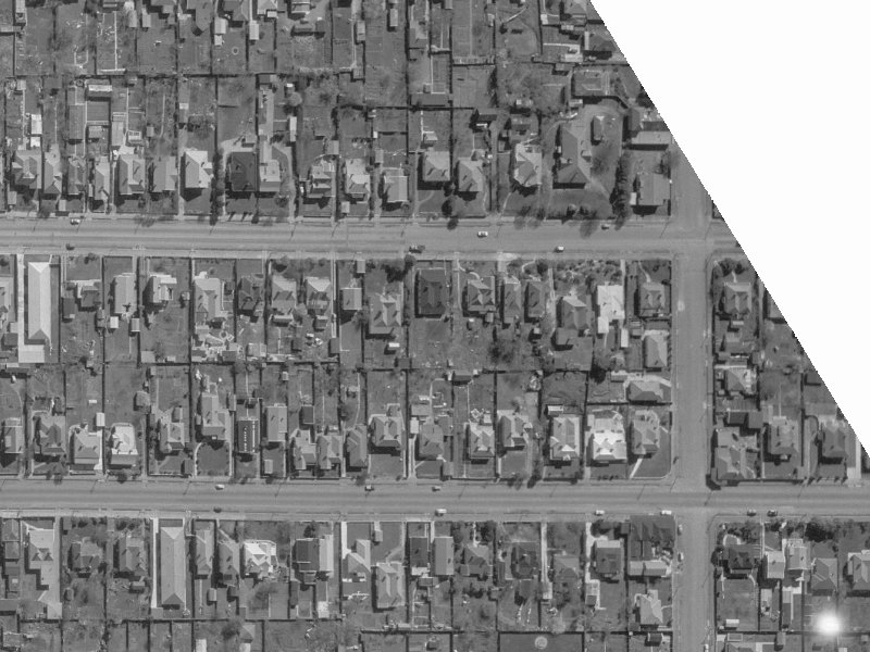 492B Gloucester Street from the air, 1960-1964