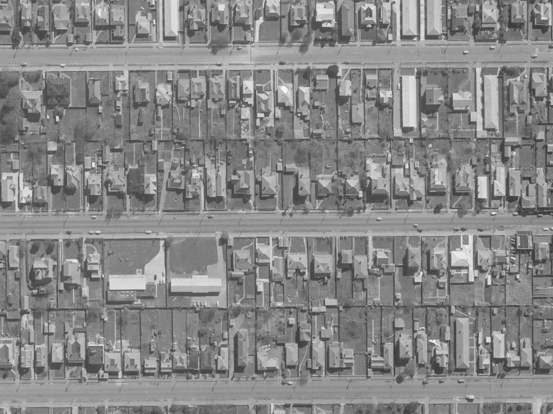 347 Worcester Street from the air, 1960-1964