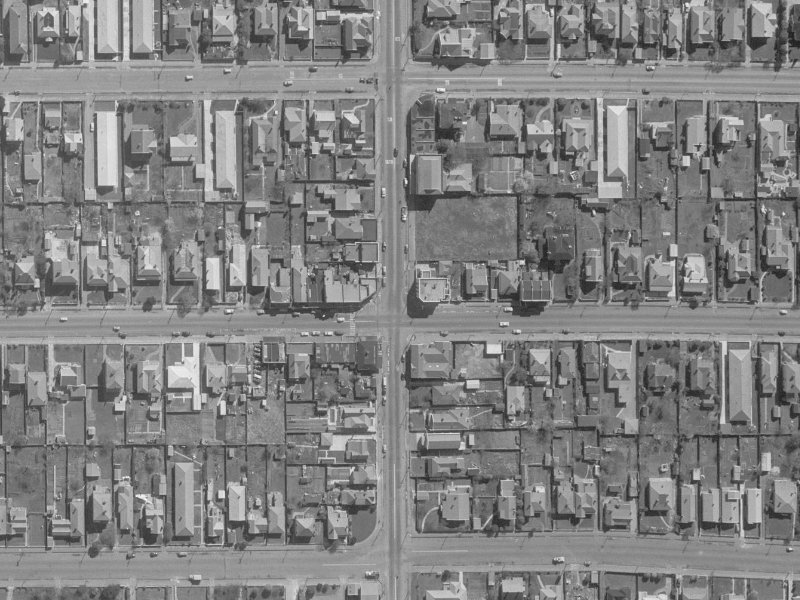 395A Worcester Street from the air, 1960-1964
