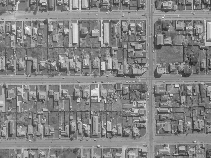 383A Worcester Street from the air, 1960-1964