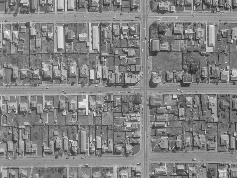 389 Worcester Street from the air, 1960-1964