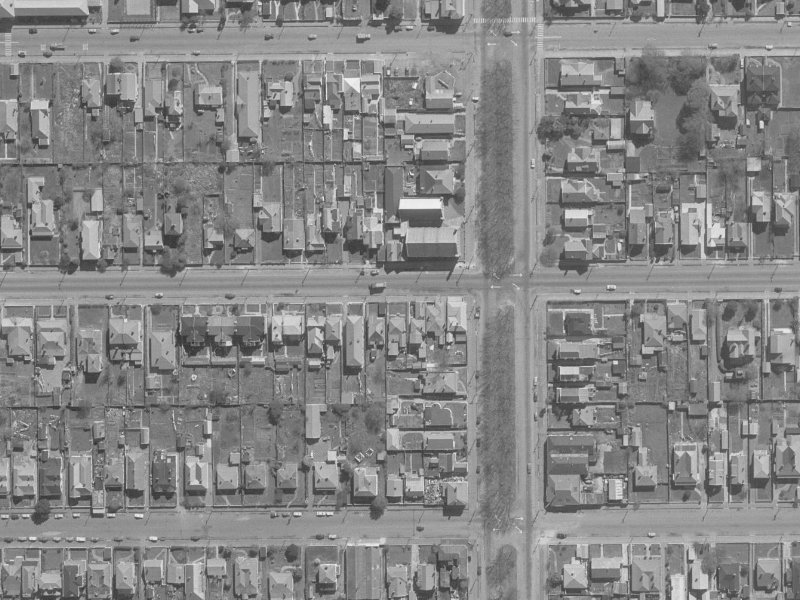 280B Worcester Street from the air, 1960-1964