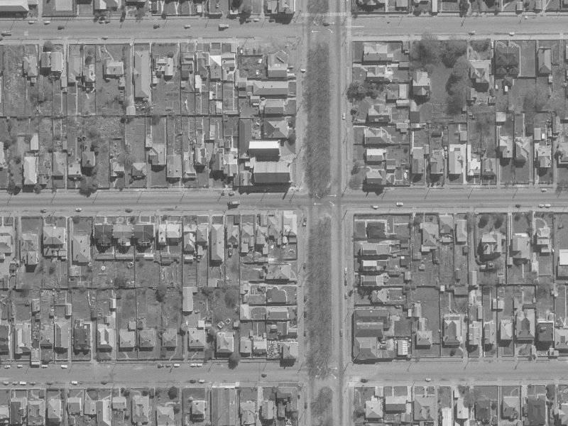 167 Fitzgerald Avenue from the air, 1960-1964