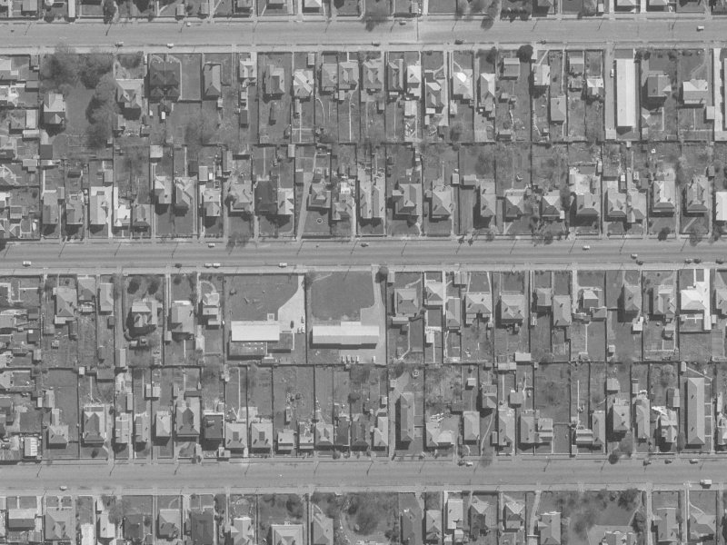 6/324 Worcester Street from the air, 1960-1964