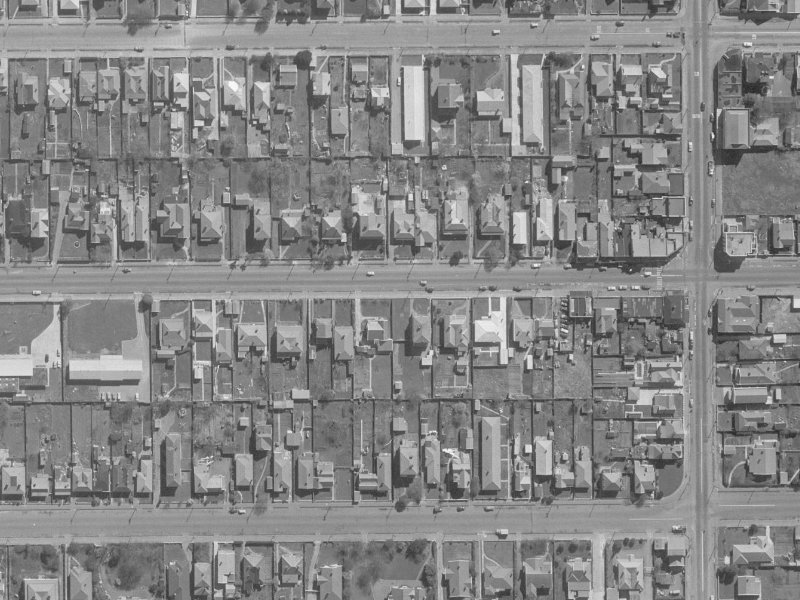 2/360 Worcester Street from the air, 1960-1964