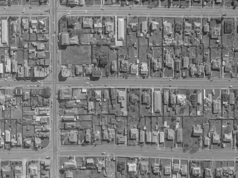 408 Worcester Street from the air, 1960-1964