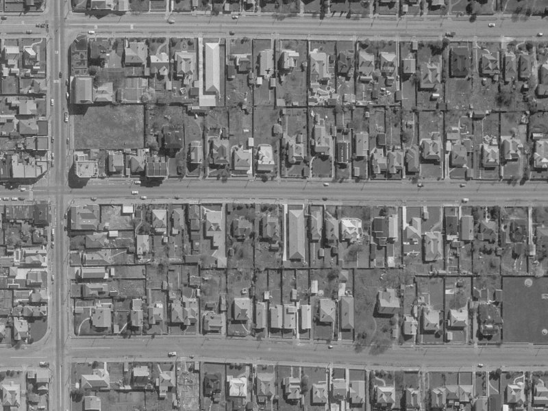 416 Worcester Street from the air, 1960-1964