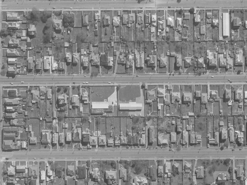 306 Worcester Street from the air, 1960-1964