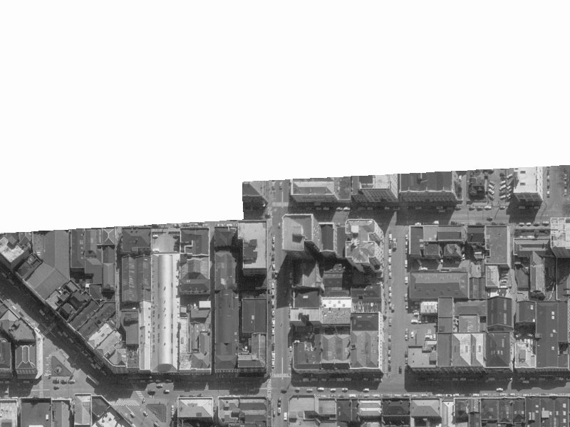 201 Manchester Street from the air, 1960-1964