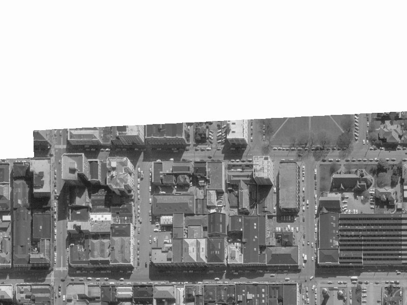 202 Hereford Street from the air, 1960-1964