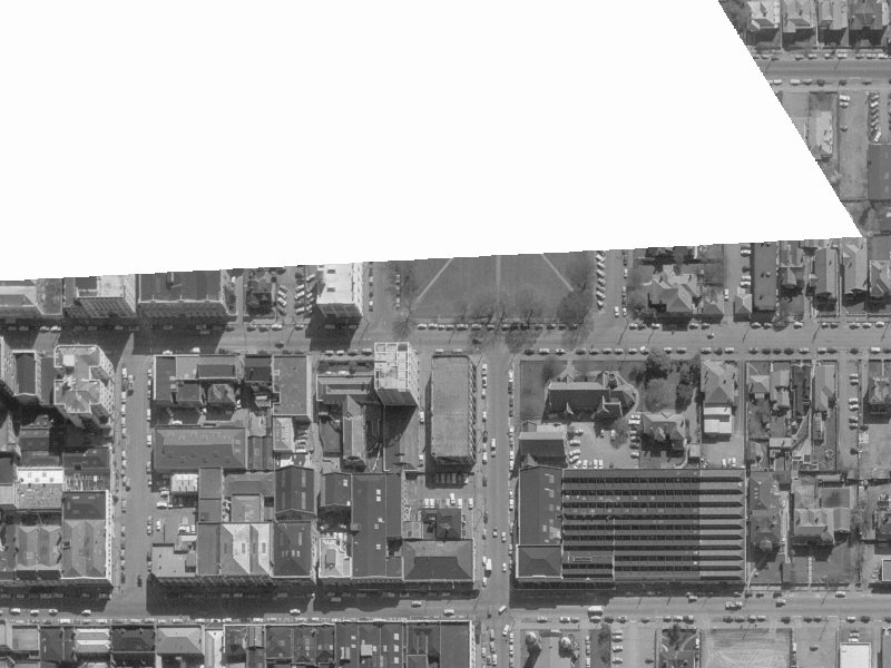 215 Hereford Street from the air, 1960-1964