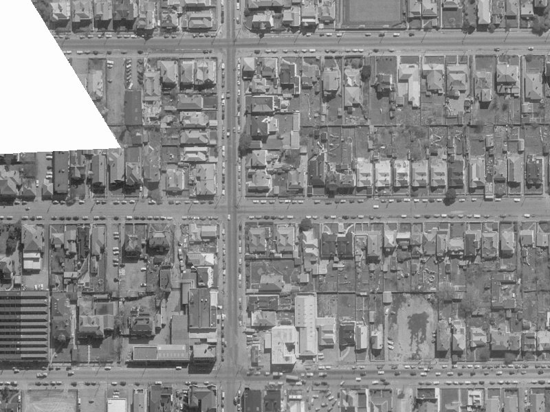 265 Hereford Street from the air, 1960-1964