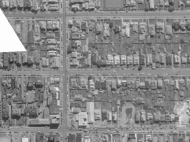 271 Hereford Street from the air, 1960-1964