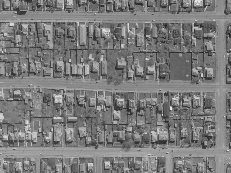 5359 Hereford Street from the air, 1960-1964
