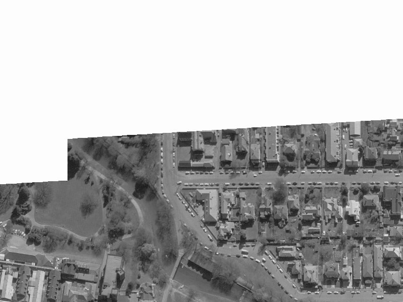 3 Cashel Street from the air, 1960-1964