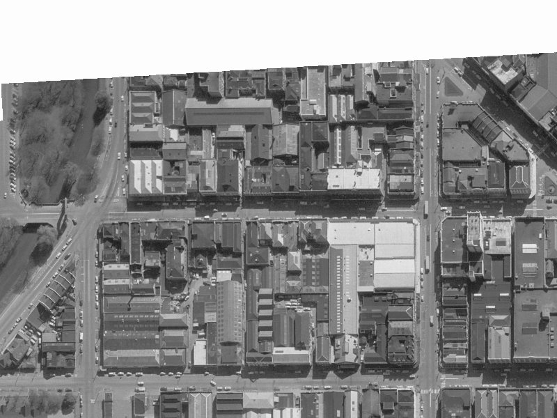 120 Cashel Street from the air, 1960-1964