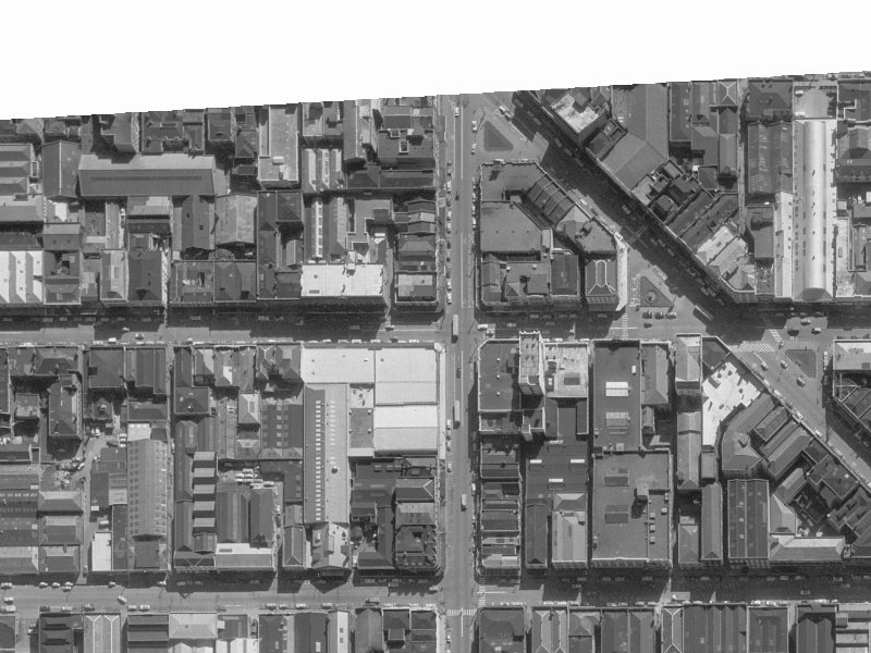 148 Cashel Street from the air, 1960-1964