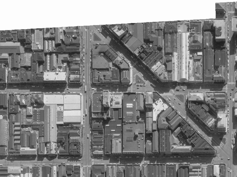 154 Cashel Street from the air, 1960-1964