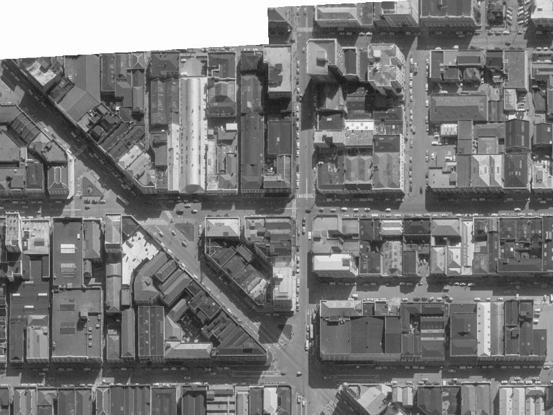173 Cashel Street from the air, 1960-1964