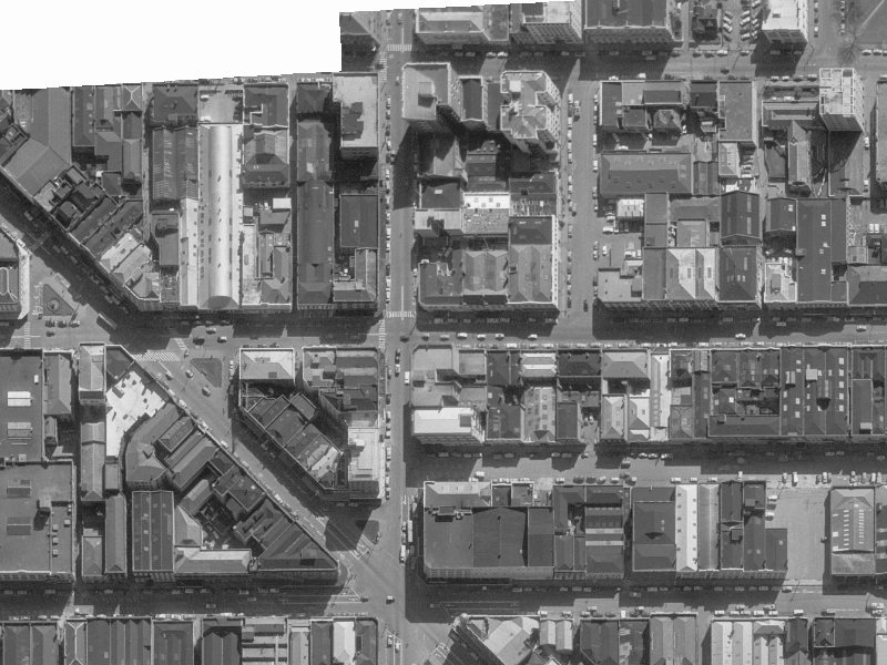 136 Manchester Street from the air, 1960-1964