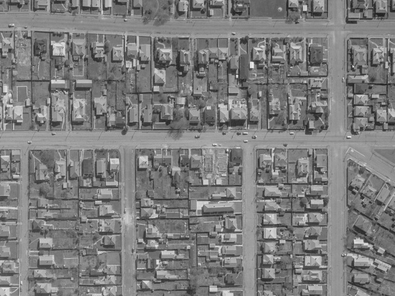 498 Cashel Street from the air, 1960-1964