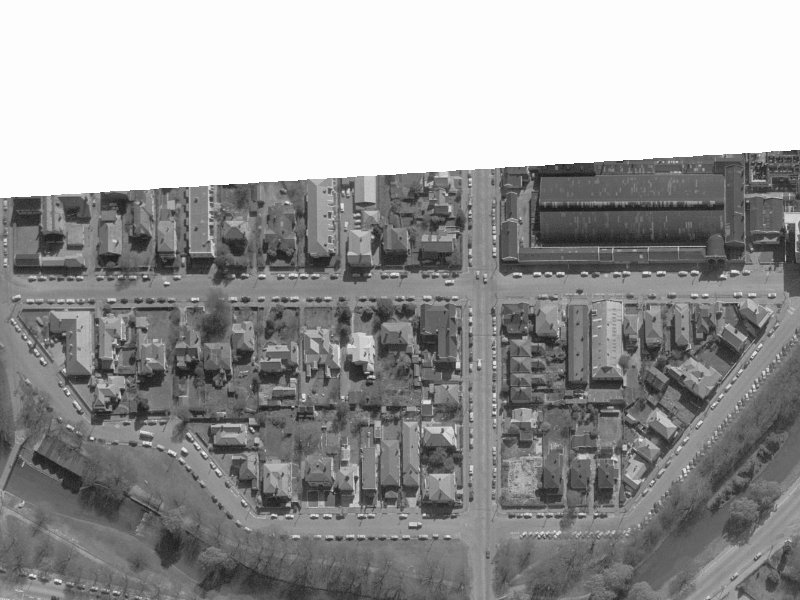 38 Cashel Street from the air, 1960-1964