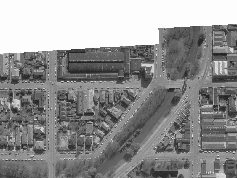 60 Cashel Street from the air, 1960-1964