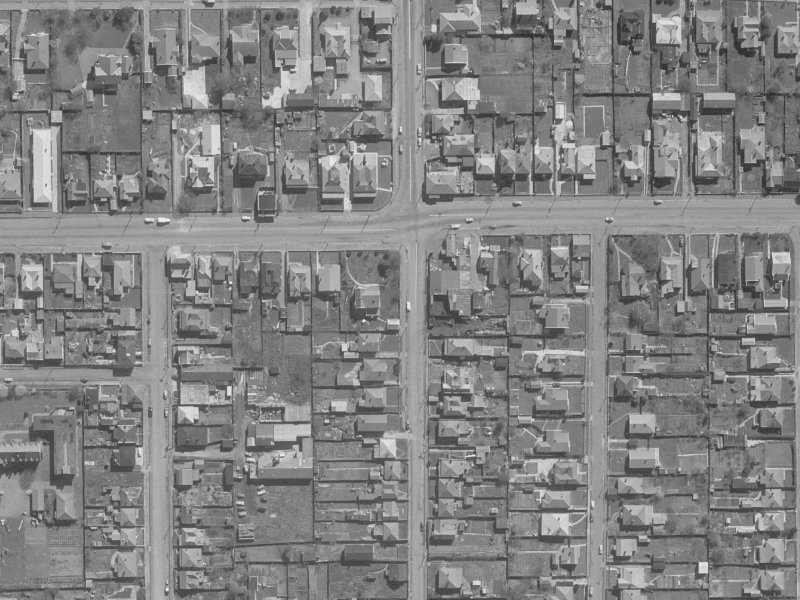 3/446 Cashel Street from the air, 1960-1964
