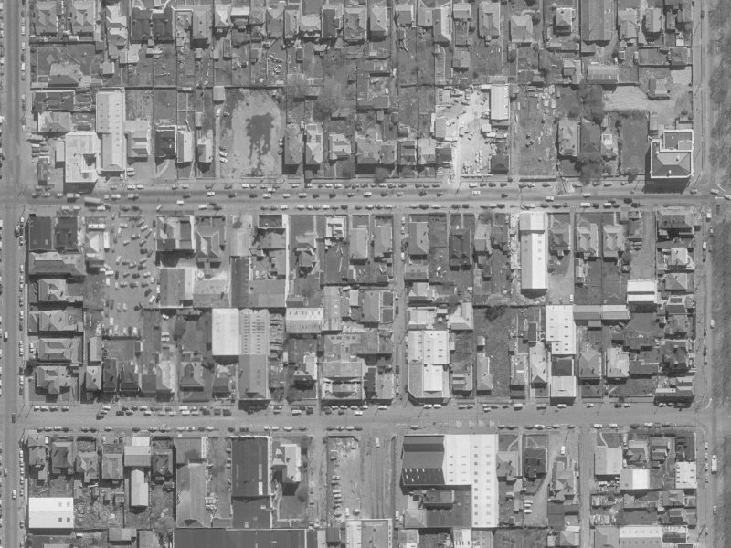 119 Fitzgerald Avenue from the air, 1960-1964