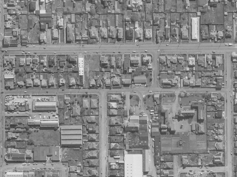 19 Essex Street from the air, 1960-1964