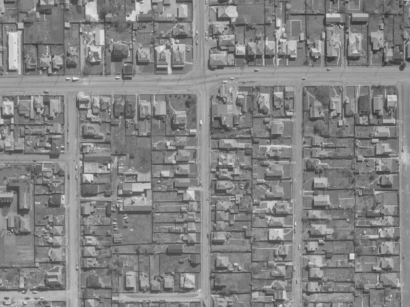 36 Stanmore Road from the air, 1960-1964