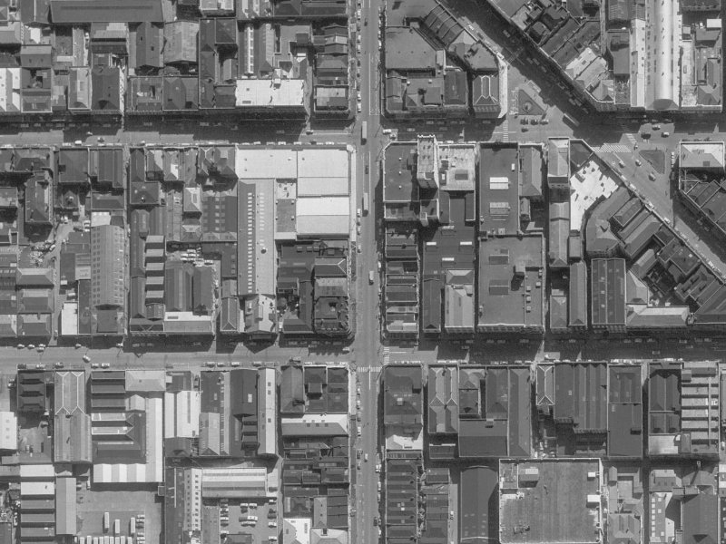 661 Colombo Street from the air, 1960-1964