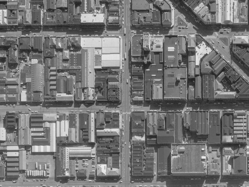 655 Colombo Street from the air, 1960-1964