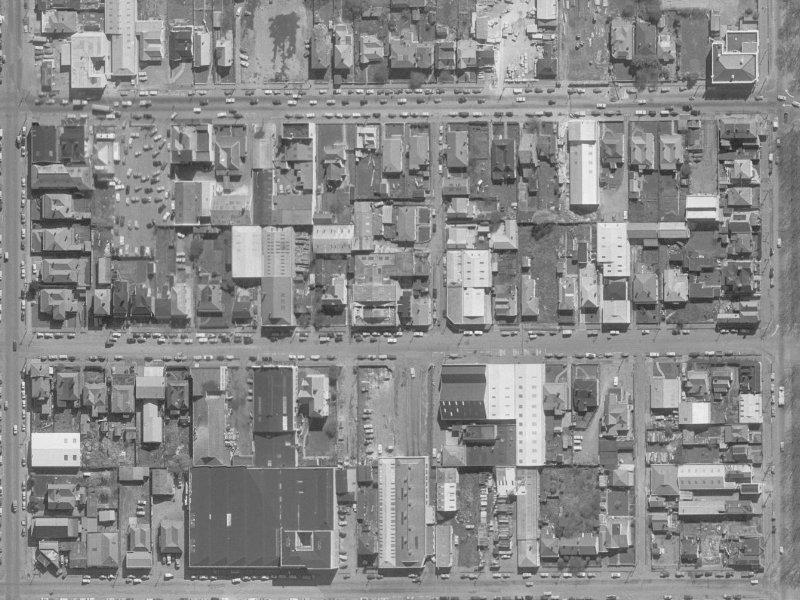 243 Lichfield Street from the air, 1960-1964