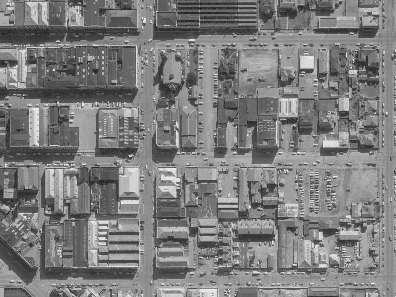 153 Lichfield Street from the air, 1960-1964