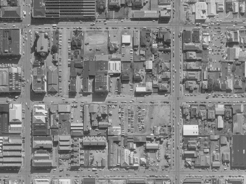 173 Lichfield Street from the air, 1960-1964