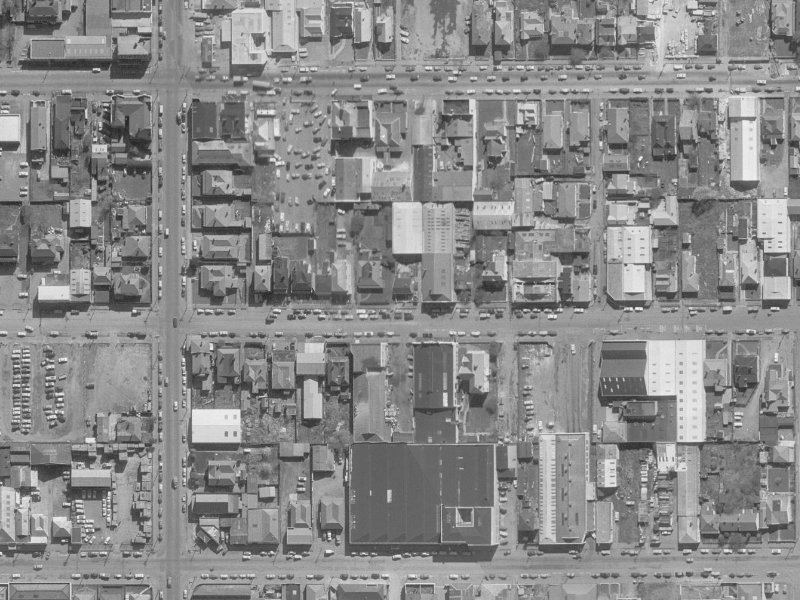 209 Lichfield Street from the air, 1960-1964
