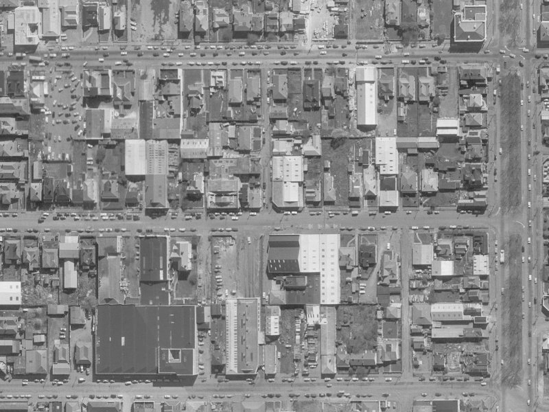 229 Lichfield Street from the air, 1960-1964