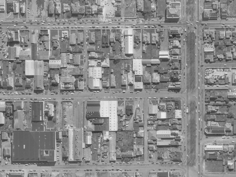 237 Lichfield Street from the air, 1960-1964