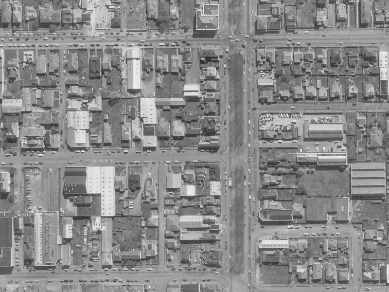253 Lichfield Street from the air, 1960-1964