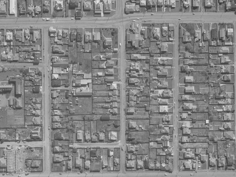 25 Stanmore Road from the air, 1960-1964
