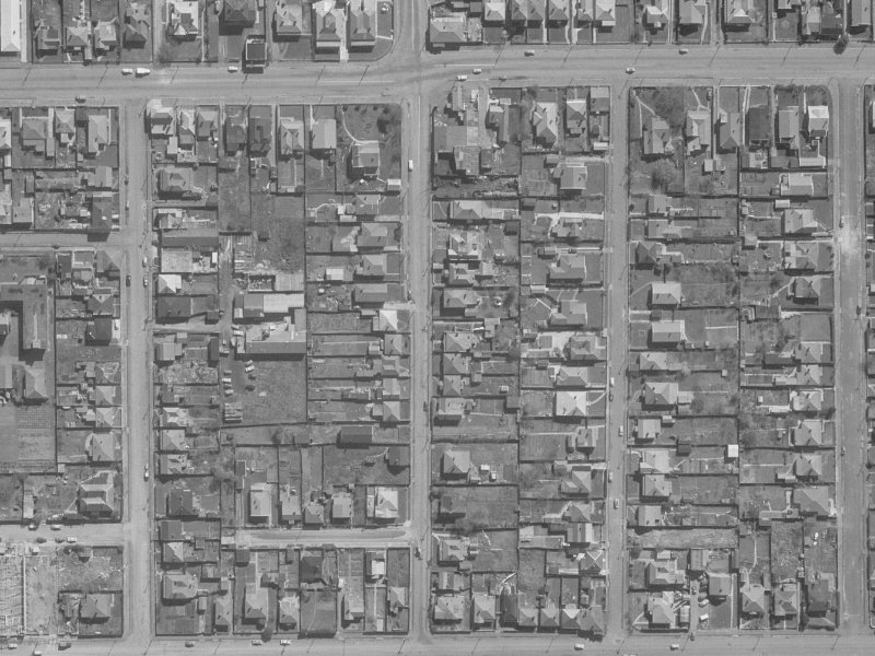 26 Stanmore Road from the air, 1960-1964