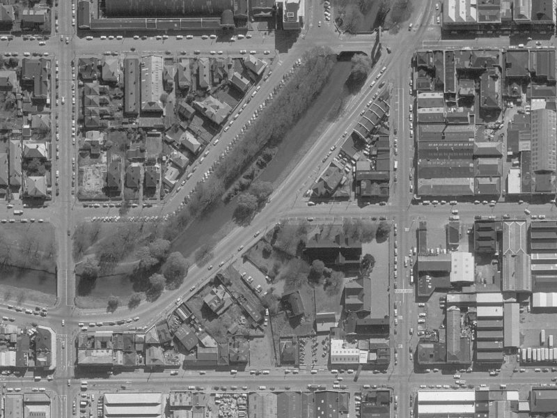 86 Oxford Terrace from the air, 1960-1964