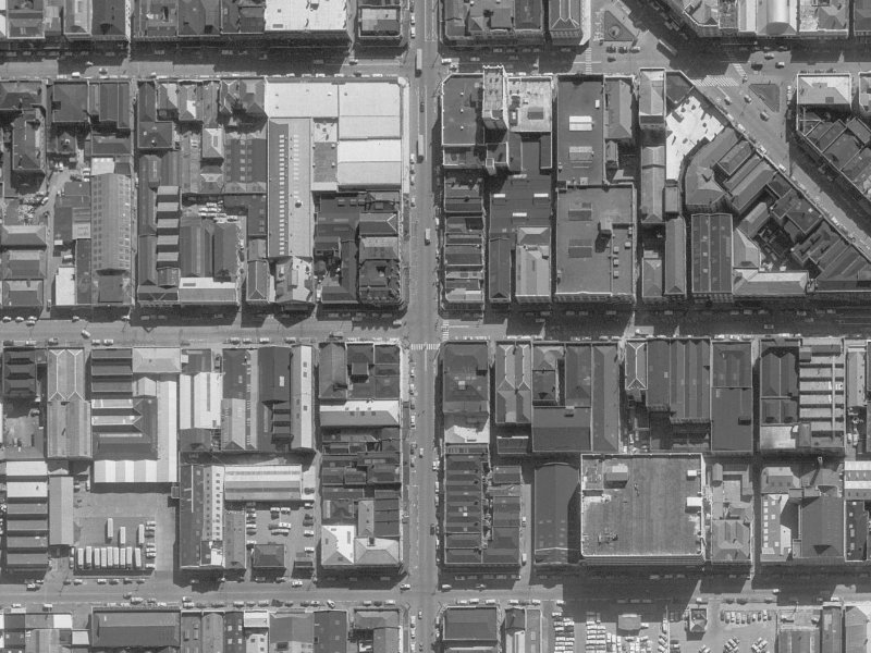 660 Colombo Street from the air, 1960-1964
