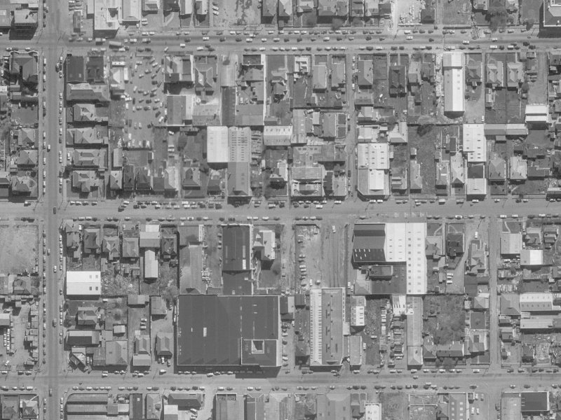 219 Lichfield Street from the air, 1960-1964