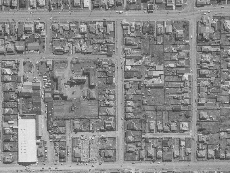 23 Saxon Street from the air, 1960-1964